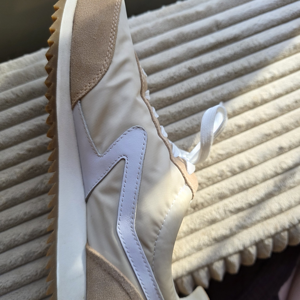 rag & bone Women's Retro Runner Oyster Grey Sneakers - Size 38 - Picture 4 of 8